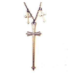 Gothic cross necklace